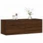 Preview: Wandschrank Braun Eichen-Optik 100x36,5x35 cm Holzwerkstoff