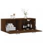 Preview: Wandschrank Braun Eichen-Optik 100x36,5x35 cm Holzwerkstoff