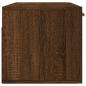 Preview: Wandschrank Braun Eichen-Optik 100x36,5x35 cm Holzwerkstoff