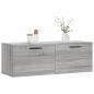 Preview: Wandschrank Grau Sonoma 100x36,5x35 cm Holzwerkstoff