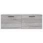 Preview: Wandschrank Grau Sonoma 100x36,5x35 cm Holzwerkstoff