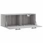 Preview: Wandschrank Grau Sonoma 100x36,5x35 cm Holzwerkstoff