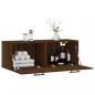 Preview: Wandschrank Braun Eichen-Optik 100x36,5x35 cm Holzwerkstoff