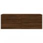 Preview: Wandschrank Braun Eichen-Optik 100x36,5x35 cm Holzwerkstoff