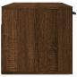 Preview: Wandschrank Braun Eichen-Optik 100x36,5x35 cm Holzwerkstoff