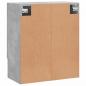 Preview: Wandschrank Betongrau 60x31x70 cm Holzwerkstoff