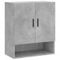 Preview: Wandschrank Betongrau 60x31x70 cm Holzwerkstoff