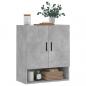 Preview: Wandschrank Betongrau 60x31x70 cm Holzwerkstoff