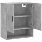 Preview: Wandschrank Betongrau 60x31x70 cm Holzwerkstoff