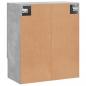 Preview: Wandschrank Betongrau 60x31x70 cm Holzwerkstoff