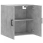 Preview: Wandschrank Betongrau 60x31x60 cm Holzwerkstoff