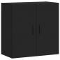 Preview: Wandschrank Schwarz 60x31x60 cm Holzwerkstoff