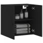 Preview: Wandschrank Schwarz 60x31x60 cm Holzwerkstoff