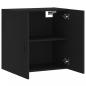 Preview: Wandschrank Schwarz 60x31x60 cm Holzwerkstoff