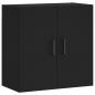 Preview: Wandschrank Schwarz 60x31x60 cm Holzwerkstoff