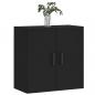 Preview: Wandschrank Schwarz 60x31x60 cm Holzwerkstoff