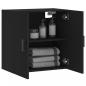 Preview: Wandschrank Schwarz 60x31x60 cm Holzwerkstoff