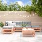 Preview: ARDEBO.de - 6-tlg. Garten-Lounge-Set mit Kissen Massivholz Douglasie