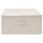 Preview: Aufbewahrungsbox Stoff 70x40x18 cm Creme