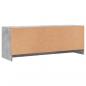 Preview: TV-Schrank Betongrau 102x30x37,5 cm Holzwerkstoff