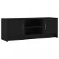 Preview: TV-Schrank Schwarz 102x30x37,5 cm Holzwerkstoff