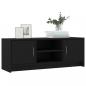 Preview: TV-Schrank Schwarz 102x30x37,5 cm Holzwerkstoff