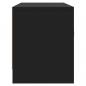 Preview: TV-Schrank Schwarz 102x30x37,5 cm Holzwerkstoff