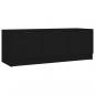 Preview: TV-Schrank Schwarz 102x35x36,5 cm Holzwerkstoff