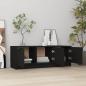 Preview: TV-Schrank Schwarz 102x35x36,5 cm Holzwerkstoff