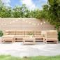 Preview: ARDEBO.de - 8-tlg. Garten-Lounge-Set mit Kissen Massivholz