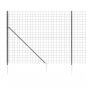 Preview: Maschendrahtzaun mit Bodenhülsen Anthrazit 2,2x10 m