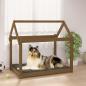 Preview: ARDEBO.de - Hundebett Honigbraun 101x70x90 cm Massivholz Kiefer