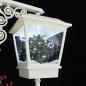 Preview: Weihnachts-Straßenlampe mit Weihnachtsmann 81x40x188 cm PVC