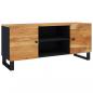 Preview: TV-Schrank 105x33x46 cm Massivholz Akazie