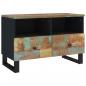 Preview: TV-Schrank 70x33x46 cm Altholz Massiv