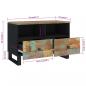 Preview: TV-Schrank 70x33x46 cm Altholz Massiv