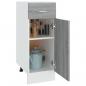 Preview: Unterschrank mit Schublade Grau Sonoma 30x46x81,5 cm