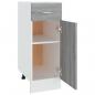 Preview: Unterschrank mit Schublade Grau Sonoma 30x46x81,5 cm