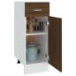 Preview: Unterschrank mit Schublade Braun Eichen-Optik 30x46x81,5 cm