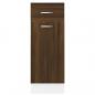 Preview: Unterschrank mit Schublade Braun Eichen-Optik 30x46x81,5 cm