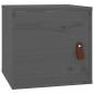 Preview: Wandschrank Grau 31,5x30x30 cm Massivholz Kiefer