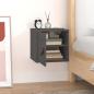 Preview: Wandschrank Grau 31,5x30x30 cm Massivholz Kiefer