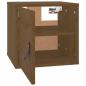 Preview: Wandschrank Honigbraun 31,5x30x30 cm Massivholz Kiefer