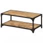 Preview: ARDEBO.de - Couchtisch 90x45x35 cm Raues Massives Mangoholz