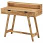 Preview: Schreibtisch 100x45x90 cm Raues Massives Mangoholz