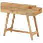 Preview: Schreibtisch 100x45x90 cm Raues Massives Mangoholz