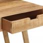 Preview: Schreibtisch 100x45x90 cm Raues Massives Mangoholz