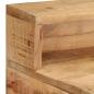 Preview: Schreibtisch 100x45x90 cm Raues Massives Mangoholz