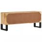 Preview: TV-Schrank 110x30x45 cm Raues Mangoholz