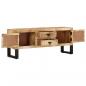 Preview: TV-Schrank 110x30x45 cm Raues Mangoholz